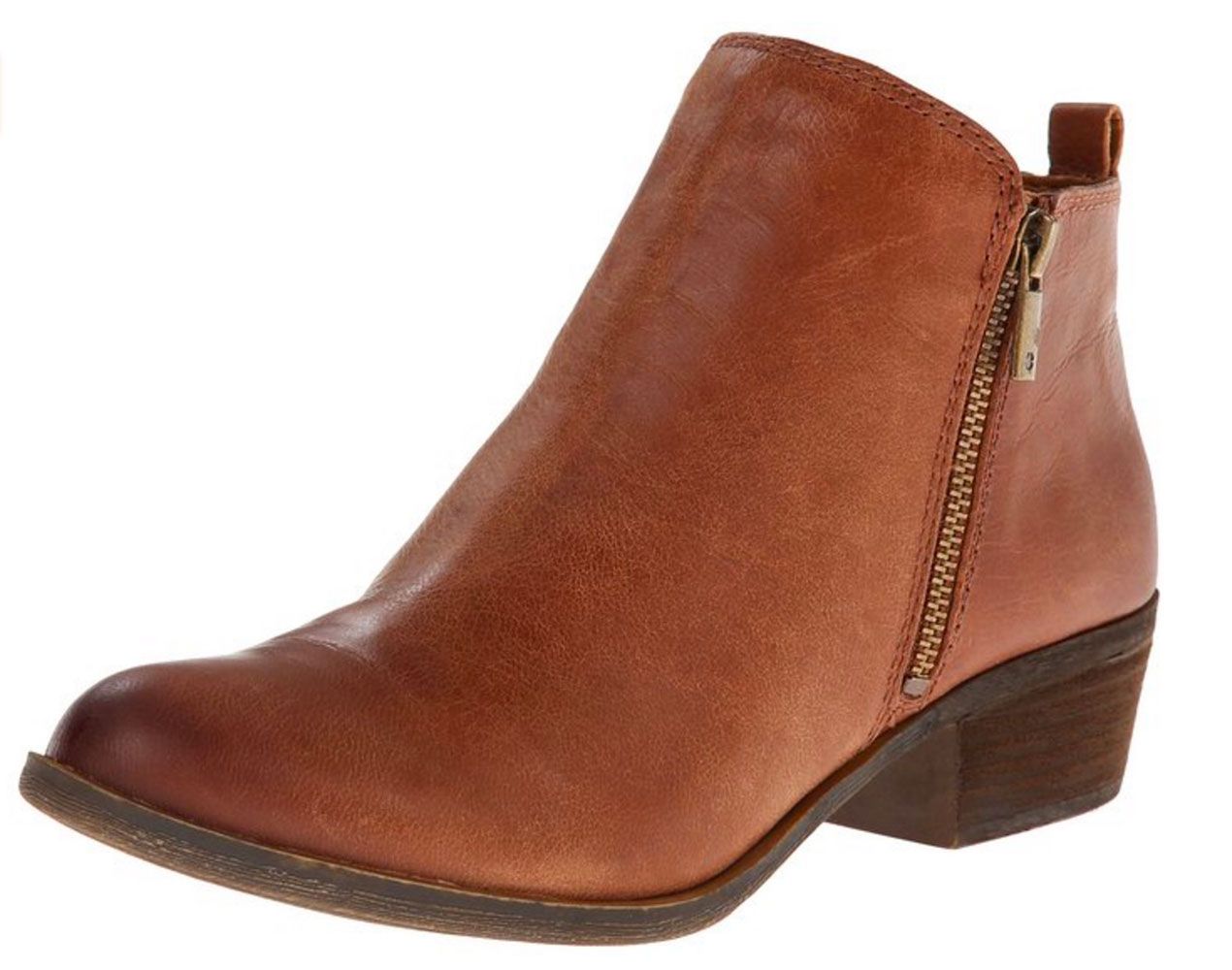 Womens Lucky Brand Basel Toffee Flat Booties Ebay