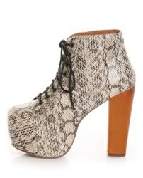 Jeffrey Campbell Lita Ivory Python Jeffrey Campbell Lita Ivory Python