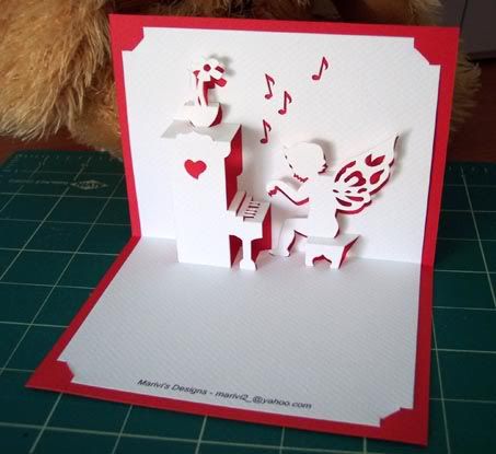 Thiệp 3D Handmade Giáng Sinh, sinh nhật, Valentine, món quà ý nghĩa thay ngàn lời nói - 14