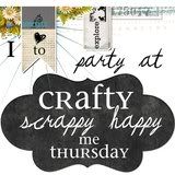 Crafty Scrappy Happy Me. Thursday {4} Co-host!