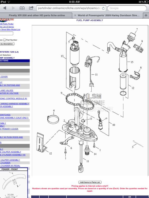 Fuel Filter Replacement Schedule XR1200 Owners Group