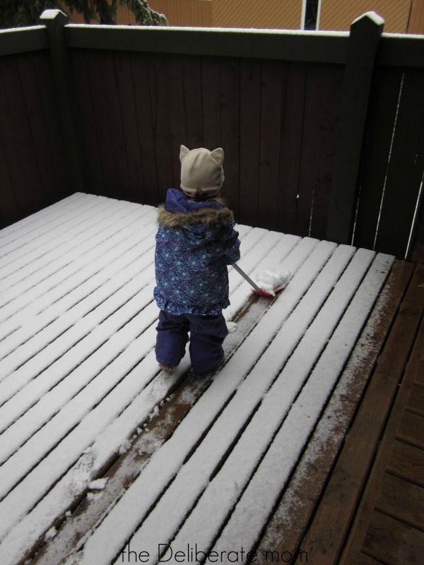 Functional tools are essential to backyard and outdoor play. http://thedeliberatemom.com