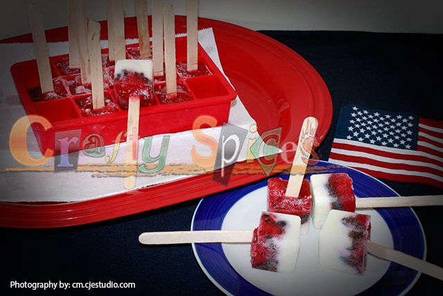 Patriotic Healthy Popsicles