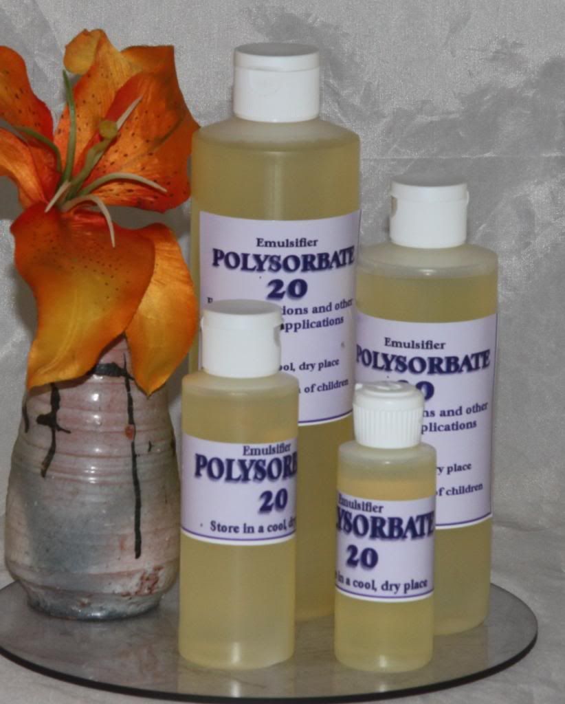 POLYSORBATE 20 POLYSORBATE 80 carrier emulsifier soaps cosmetic