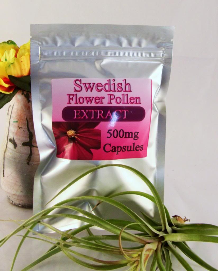 SWEDISH FLOWER POLLEN 41 Extract 500mg Capsules healthy prostate