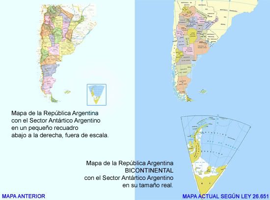 Nuevo mapa Oficial de la Argentina Nuevo mapa Oficial de la Argentina