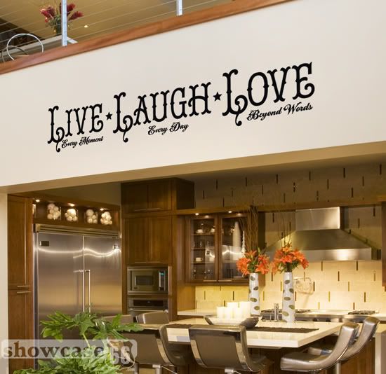 Live * Laugh * Love - Vinyl Wall Art