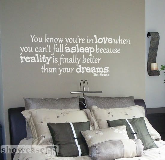You Know You're In Love -  Vinyl Wall Art 