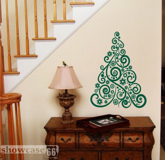 Magical Christmas Tree -  Vinyl Wall Art 