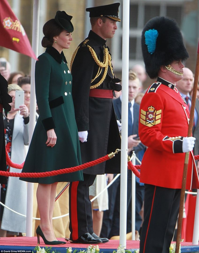 Герцог и герцогиня Кембриджские на Дне святого Патрика