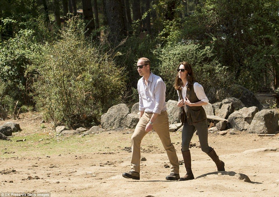 Кейт Миддлтон и принц Уильям в Бутане. День 2.