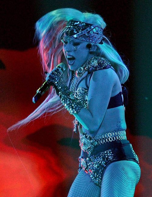 Гага на сцене Photobucket