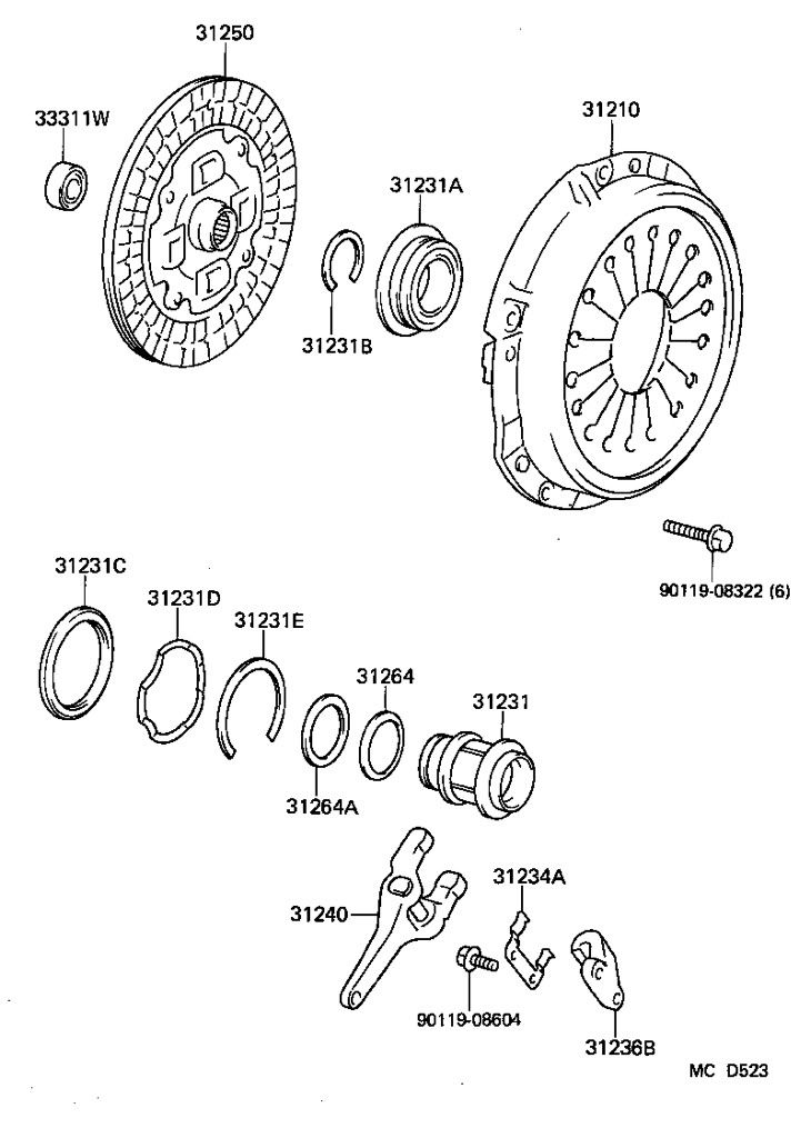 1jz r154 pull clutch bearing kit problem Driftworks Forum