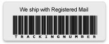 We ship with Registered Airmail