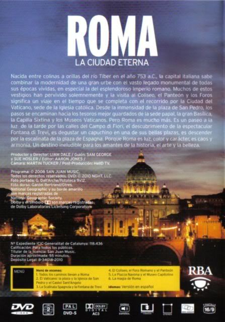 R2 1 - Roma: La Ciudad Eterna [N.G.] (2008) [DVD5]