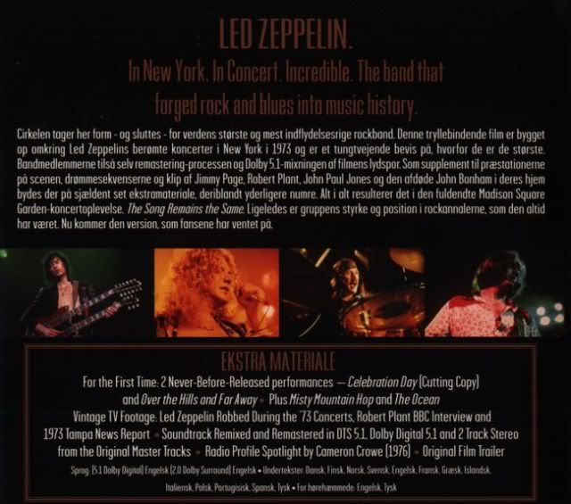 lz2 - Led Zeppelin - The Song Remains The Same (2007) [DVD9+DVD5] [PAL] [VH]