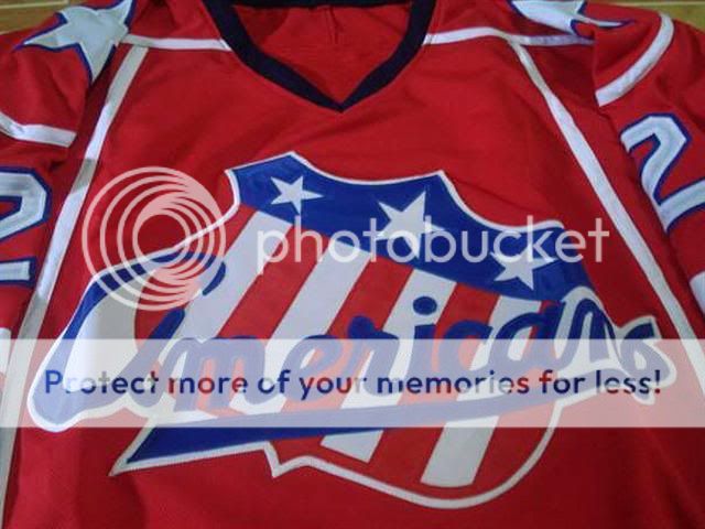 Rochester Americans Don Cherry Hockey Jersey Stitch Any Grapes