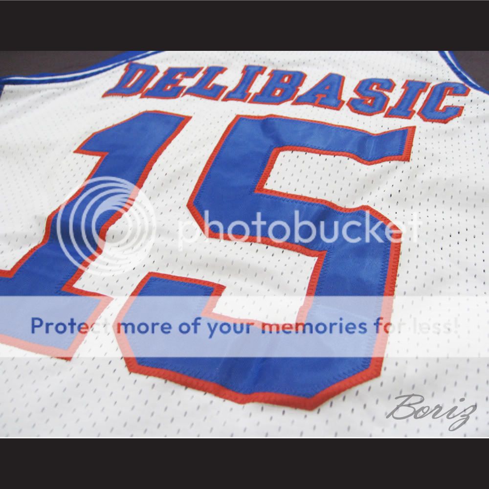 Mirza Delibasic Yugoslavia Basketball Jersey European Cibona Zagreb 