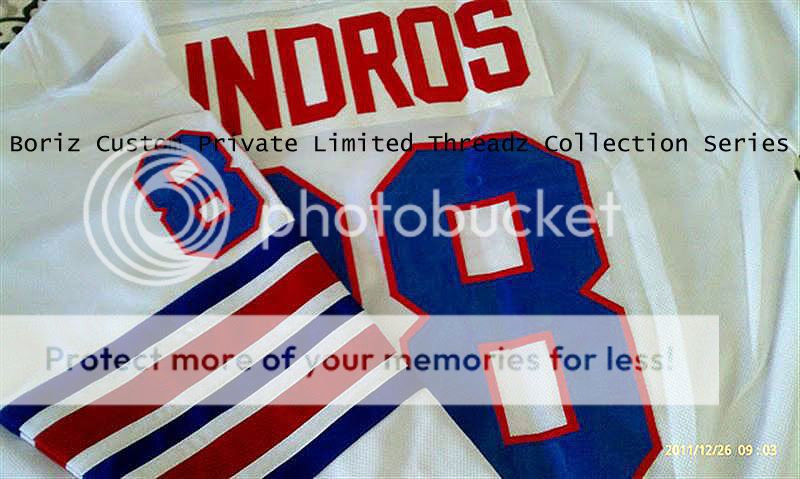 Oshawa Generals Eric Lindros Hockey Jersey Stitch Sewn Custom Sized 