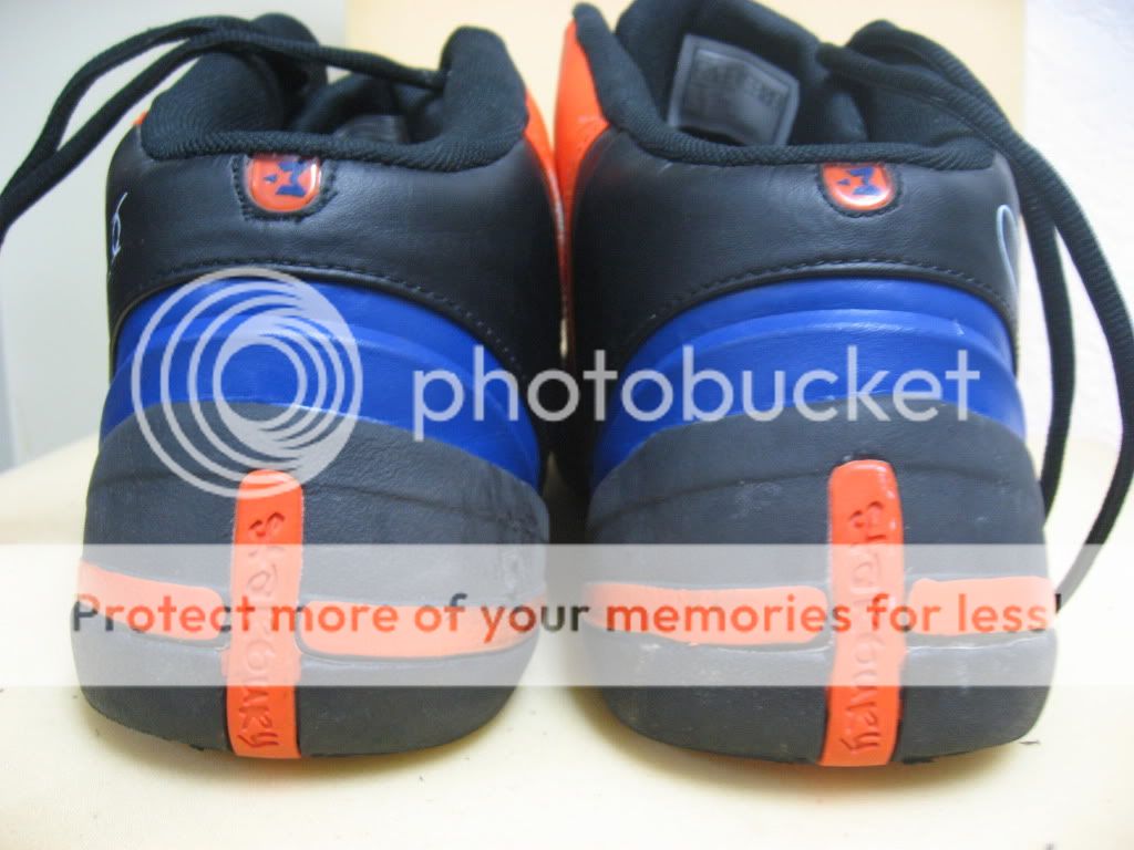 Men STARBURY SPORT BASKETBALL SHOES size 11.5 Blue Black Orange GREAT 