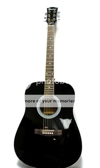 Gibson Maestro 6 String Full Size Acoustic Guitar Black