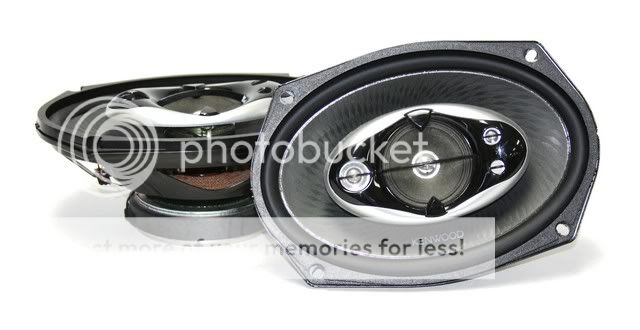 Kenwood KFC 6993PS 6 x 9 5 Way Car Audio Speaker Pair  