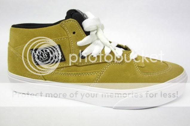 Vans 20th Anniversary Limited Edition Half Cab Butter Scotch Yellow VN 
