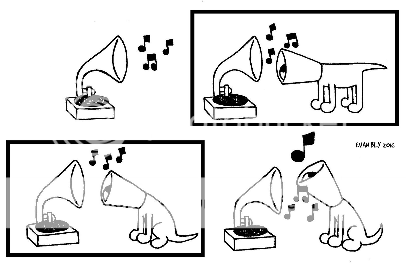 "Vinyl", the third strip in a short series starring Cone.