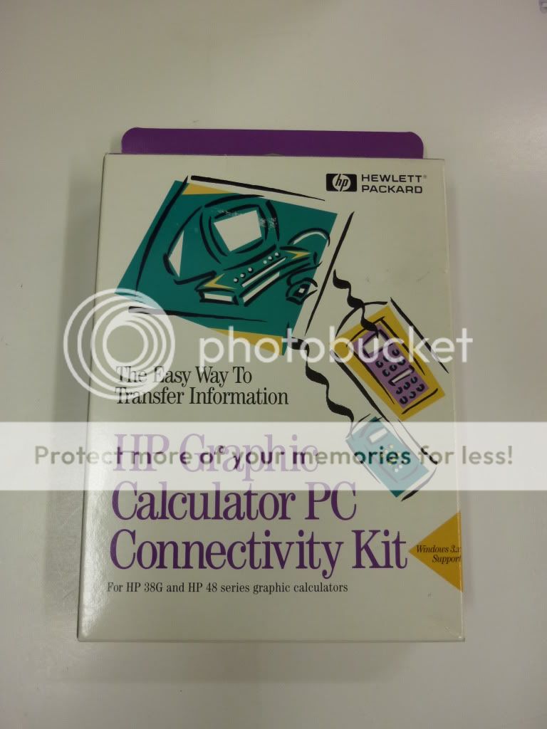 HP Graphic Calculator PC Connectivity Kit HPF1207B 088698103951  