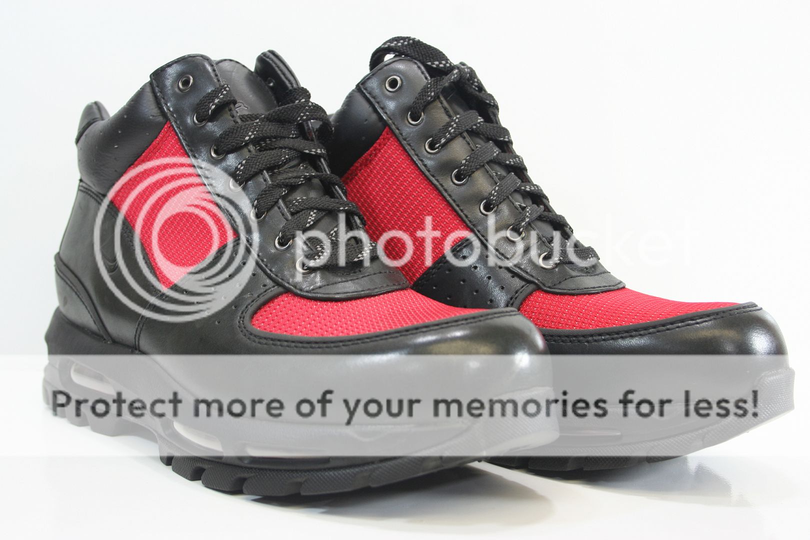 red acg boots