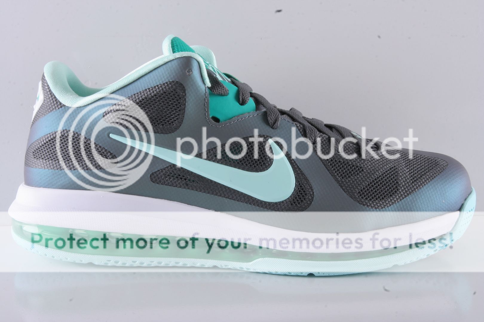 NIKE LEBRON 9 LOW EASTER GREY MINT CANDY TEAL SZ 8 14 510811 001 