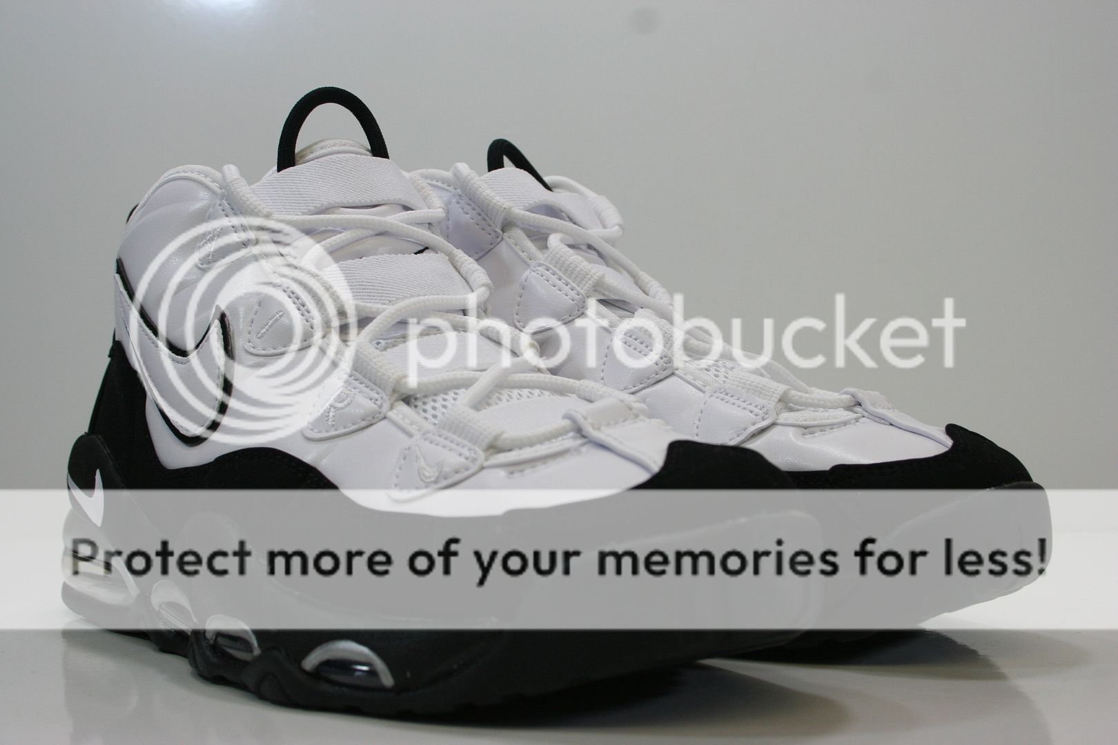 NIKE AIR MAX TEMPO WHITE BLACK TEAL PIPPEN UPTEMPO SZ 8.5 13 