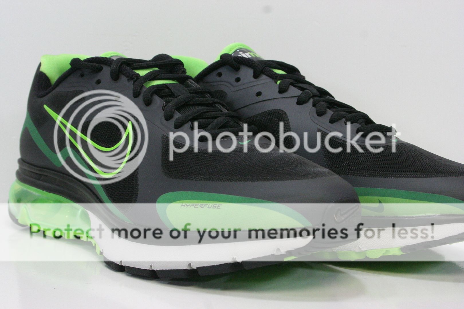 NIKE AIR MAX ALPHA 2011 BLACK VOLT NEON GREEN SZ 8.5 13 NIKE RUNNING 