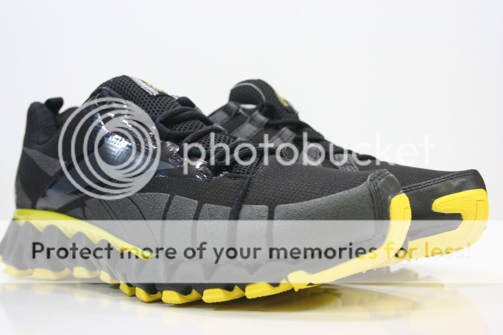 REEBOK ZIGWILD TR BLACK YELLOW ZIG TECH WILD TRAIL RUNNING Sz 8.5   12 