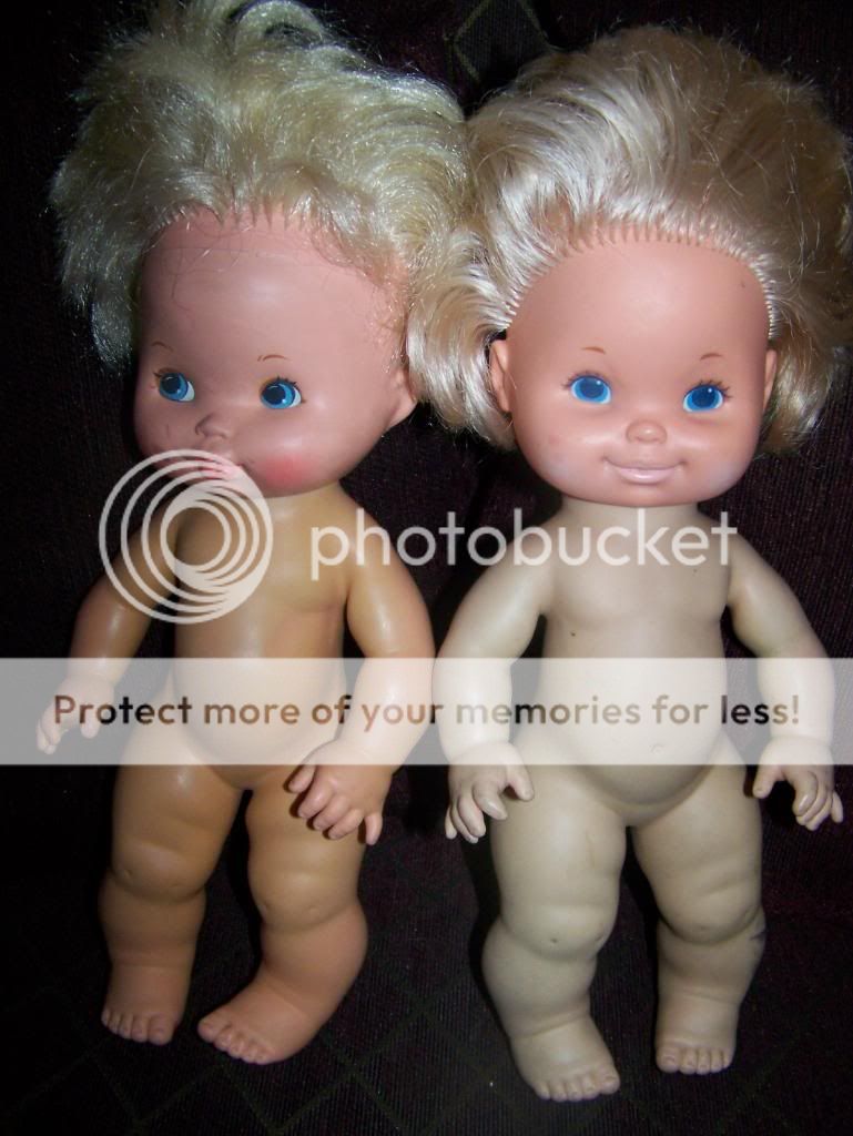 1975 78 Mattel Vintage Lot of 2 Happy Birthday Baby Tender Dolls for 
