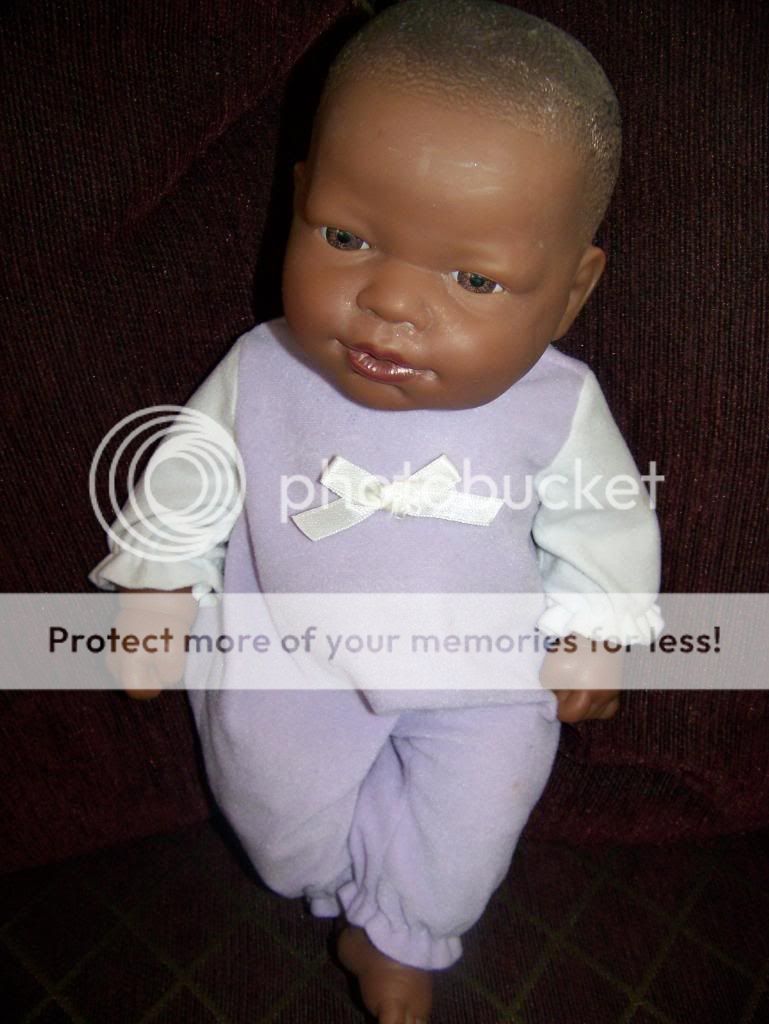 14 BERENGUER AFRICAN AMERICAN BABY / TODDLER CLASSIC DOLL ALL VINYL W 