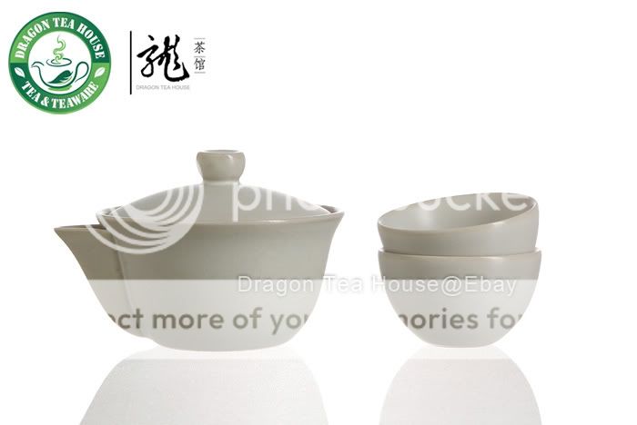 Mascot * White Ru Kiln Celadon Tea Set (Set of 3) HF  