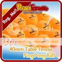 Lot 40mm White Table Tennis Ping Pong Ball Train x 36  